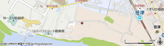 富山県富山市笹津1108周辺の地図
