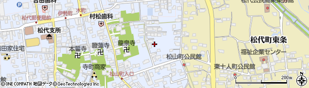 松本牛乳販売所周辺の地図