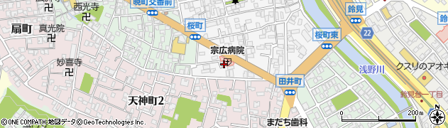石川県金沢市桜町24周辺の地図