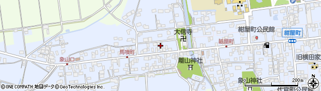長野県長野市松代町松代馬喰町周辺の地図