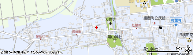 長野県長野市松代町（松代馬喰町）周辺の地図