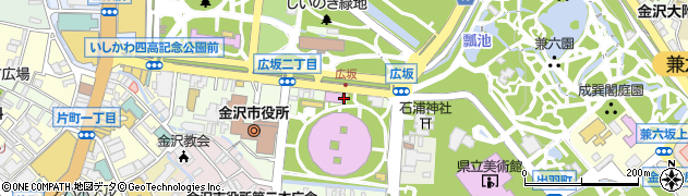 稲忠金沢店周辺の地図
