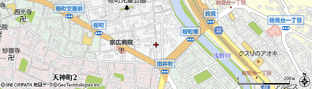 石川県金沢市桜町21周辺の地図
