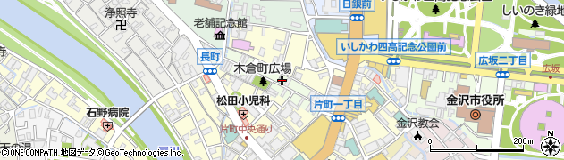 石川県金沢市木倉町周辺の地図