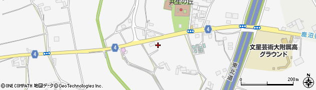 栃木県宇都宮市飯田町202周辺の地図
