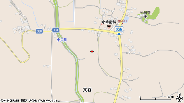 〒321-3413 栃木県芳賀郡市貝町文谷の地図