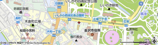 ヨンセンチメートル広坂店周辺の地図