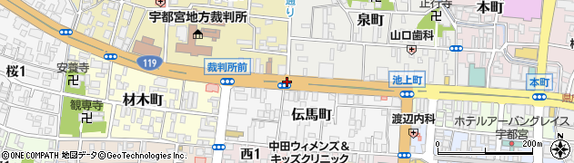 伝馬町周辺の地図