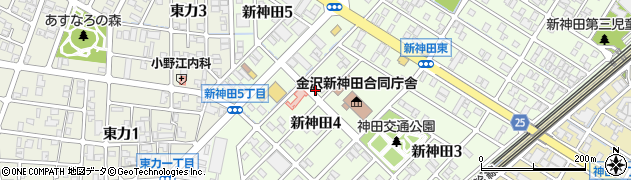 新神田　車庫証明代行センター周辺の地図