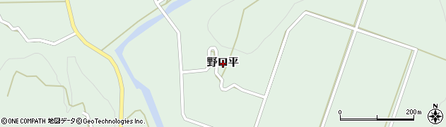 茨城県常陸大宮市野口平周辺の地図