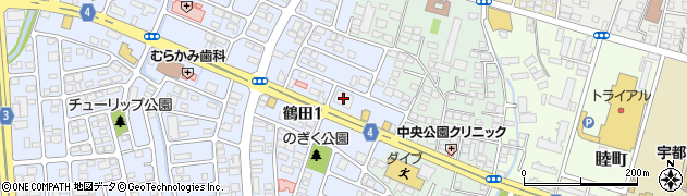 足利銀行宇都宮西支店 ＡＴＭ周辺の地図