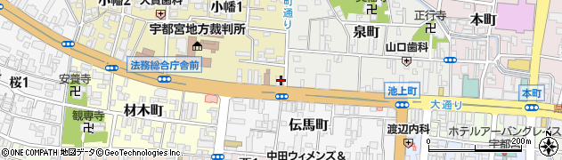 日本工営株式会社　栃木営業所周辺の地図