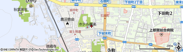 栃木県鹿沼市下材木町1362周辺の地図