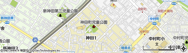 神田町児童公園周辺の地図