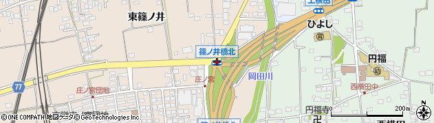 篠ノ井橋北周辺の地図