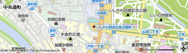 株式会社マルエー　ｍｉｎｉ香林坊店周辺の地図