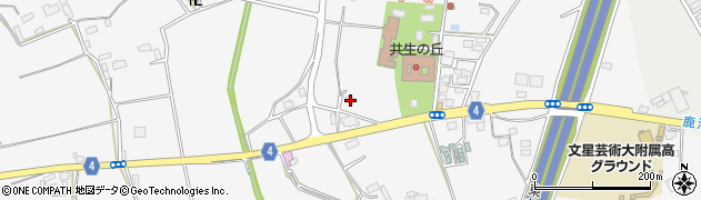 栃木県宇都宮市飯田町292周辺の地図
