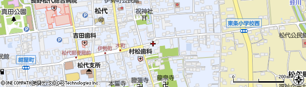 長野県長野市松代町周辺の地図