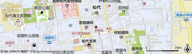 長野県長野市松代町（松代伊勢町）周辺の地図
