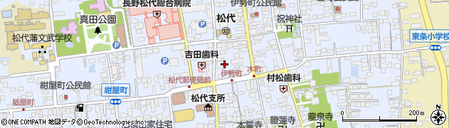 長野ゼミナール　松代教室周辺の地図