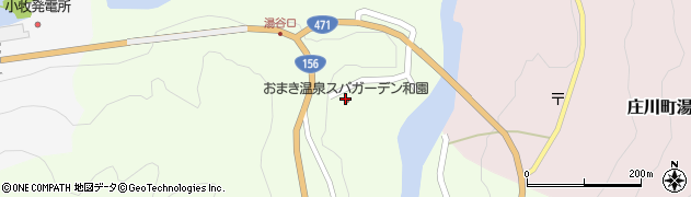 おまき温泉スパガーデン和園周辺の地図