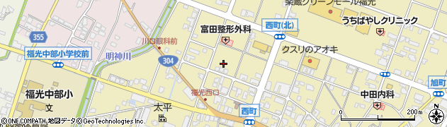 富山県南砺市福光（西町）周辺の地図