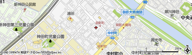 石川県金沢市御影町6周辺の地図