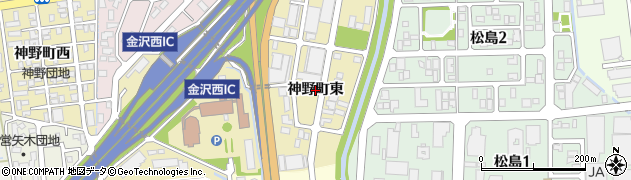 石川県金沢市神野町（東）周辺の地図