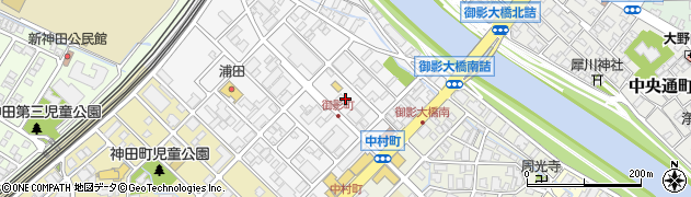 石川県金沢市御影町7周辺の地図