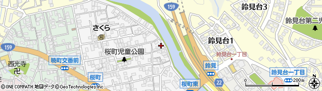 石川県金沢市桜町12周辺の地図