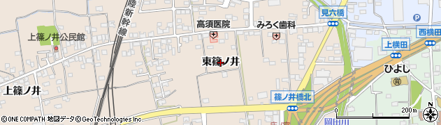 長野県長野市篠ノ井塩崎（東篠ノ井）周辺の地図
