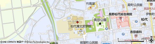 長野市　松代花の丸子どもプラザ周辺の地図