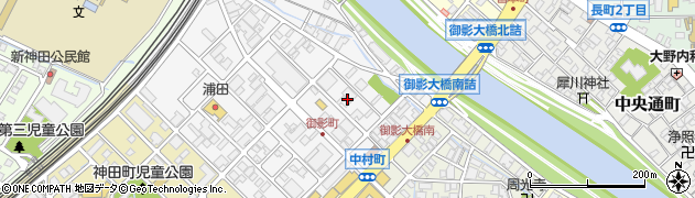 石川県金沢市御影町8周辺の地図