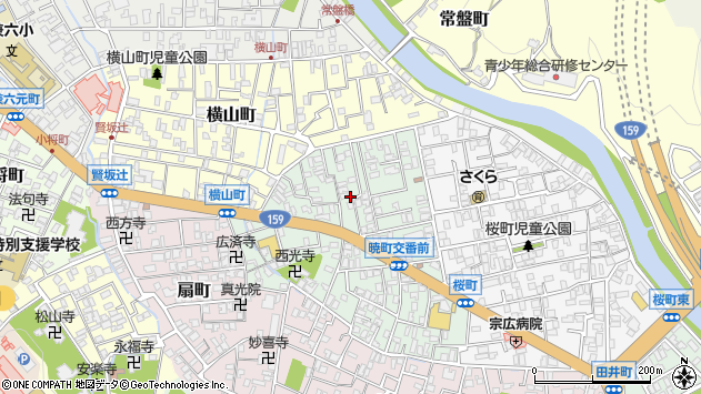 〒920-0926 石川県金沢市暁町の地図