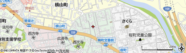石川県金沢市暁町周辺の地図