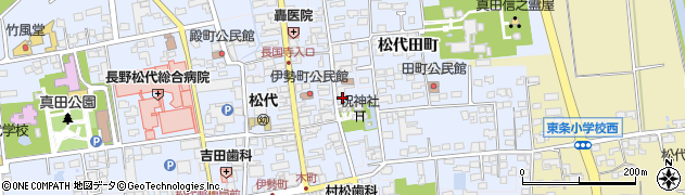 長野県長野市松代町（松代鍛冶町）周辺の地図