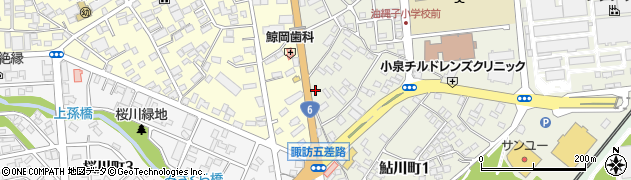 かつや日立鮎川店周辺の地図