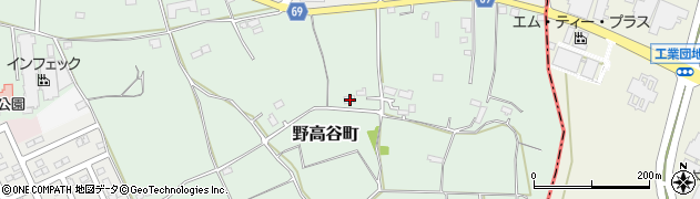 栃木県宇都宮市野高谷町1174周辺の地図
