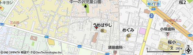 栃木県宇都宮市南一の沢町周辺の地図