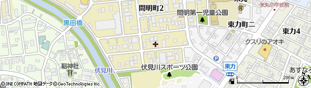 キスモ株式会社　間明工場周辺の地図