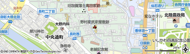 野村家武家屋敷跡周辺の地図