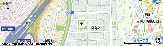 松島町中央公園周辺の地図