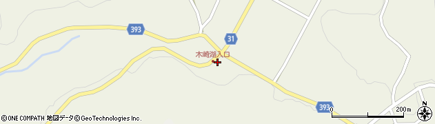 長野県大町市美麻新行14890周辺の地図