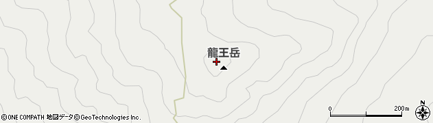 龍王岳周辺の地図