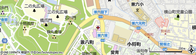 石川県観光物産館周辺の地図