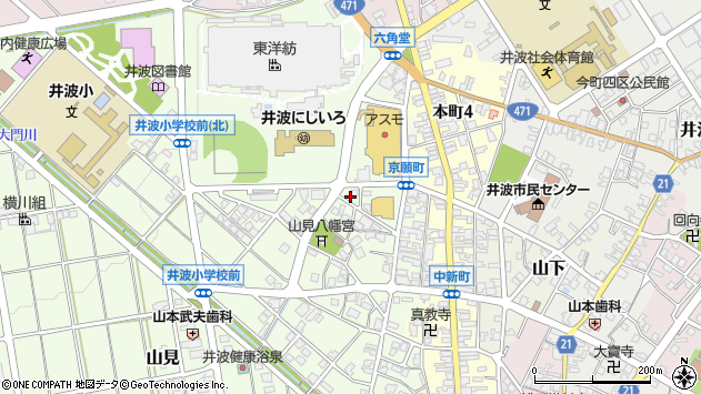 〒932-0232 富山県南砺市京願町の地図
