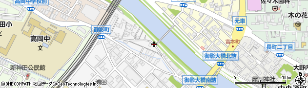 石川県金沢市御影町13周辺の地図
