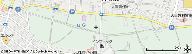 栃木県宇都宮市野高谷町周辺の地図