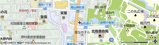 富山第一銀行金沢支店周辺の地図