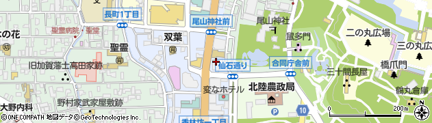生命保険協会石川県協会周辺の地図